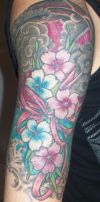 flower tattoo art